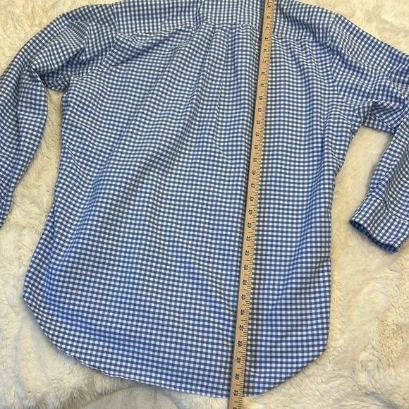 Ralph Lauren Classic Fit Checkered Long Sleeve Button Down Shirt Size L - Picture 8 of 8